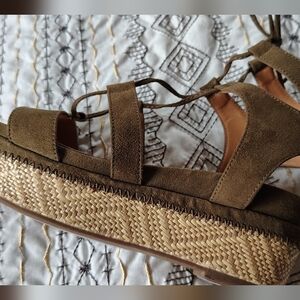 Franco Sarto Olive Espadrille Sandals